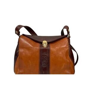 MARINO ORLANDI GENUINE LEATHER CROSSBODY BAG